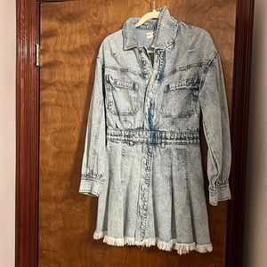 NWT Free people denim dress